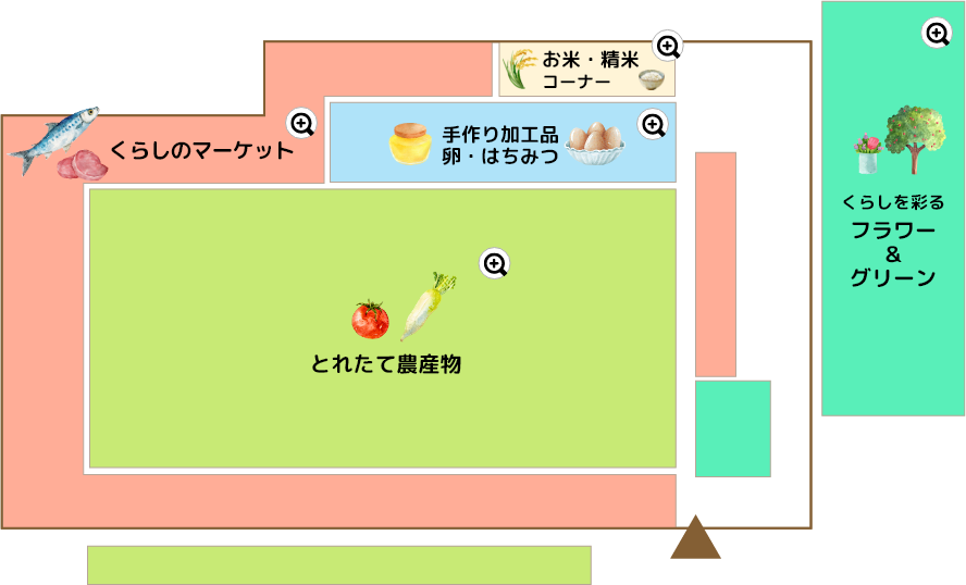 セレサモス麻生店フロアマップ