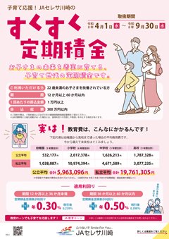 すくすく定期積金（チラシ）