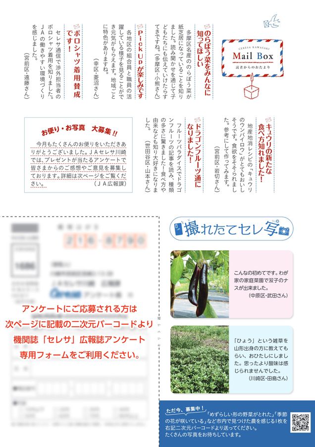 JAセレサ川崎 Ceresa 2024年9月号