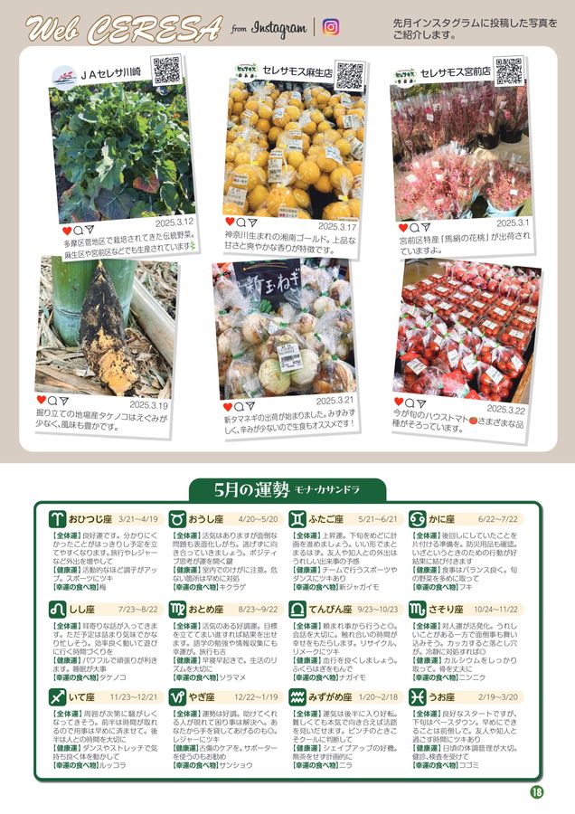 JAセレサ川崎 Ceresa 2025年4月号