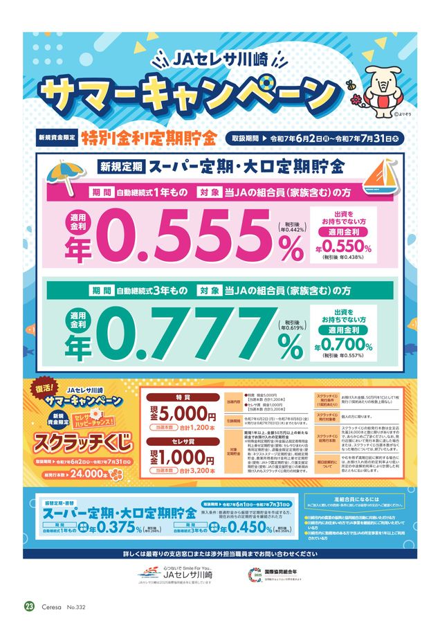 JAセレサ川崎 Ceresa 2025年5月号